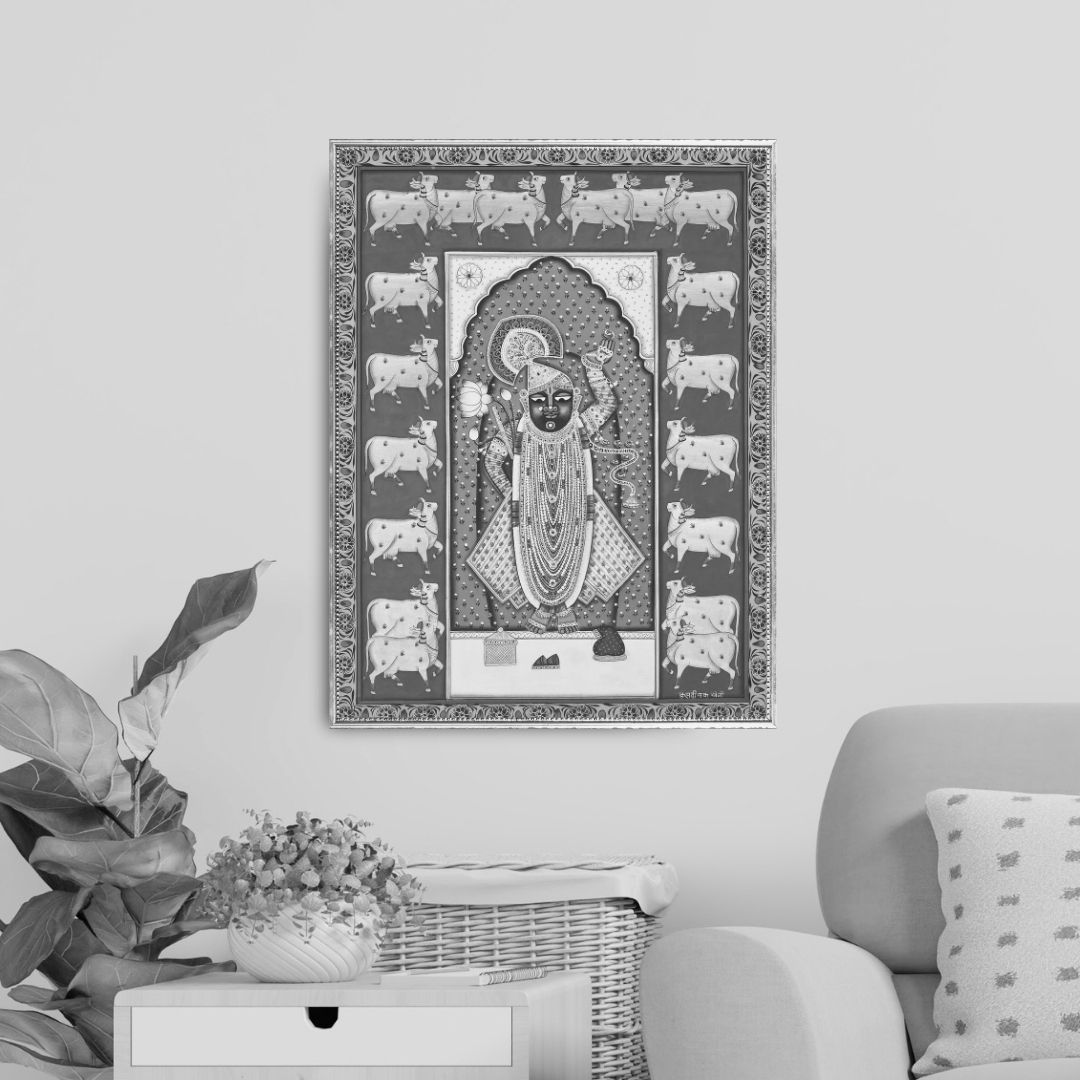 Pichwai Sacred Shreenathji Painting