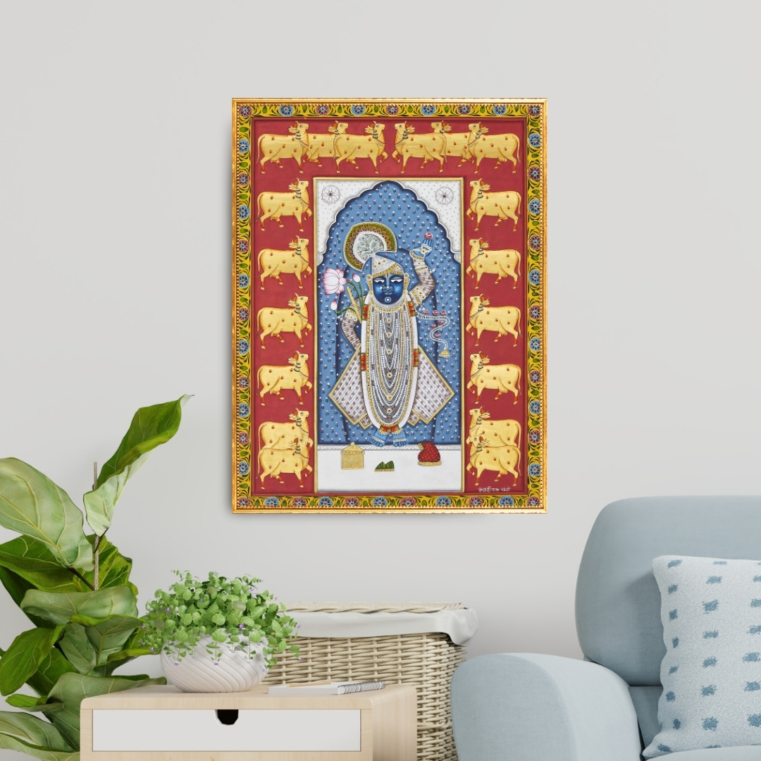 Pichwai Sacred Shreenathji Painting