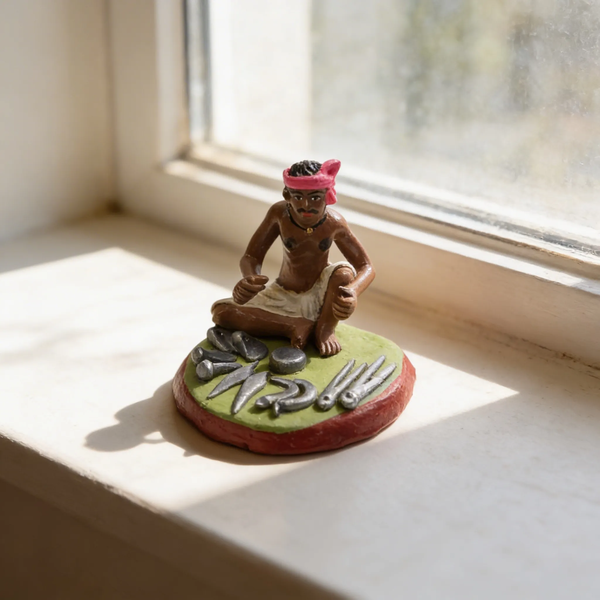 Handmade Falwala Clay Figurine | Golu Doll