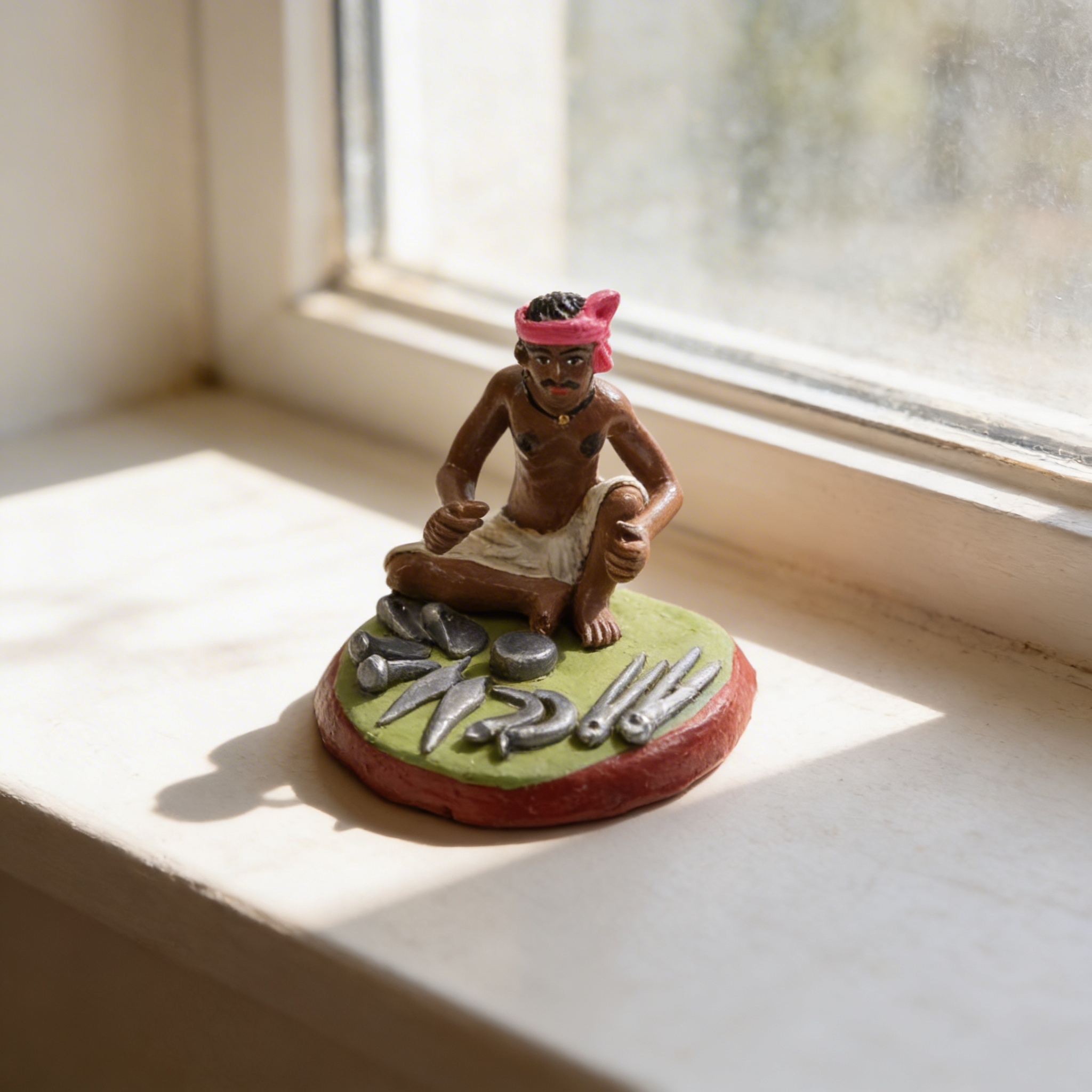 Handmade Falwala Clay Figurine | Golu Doll