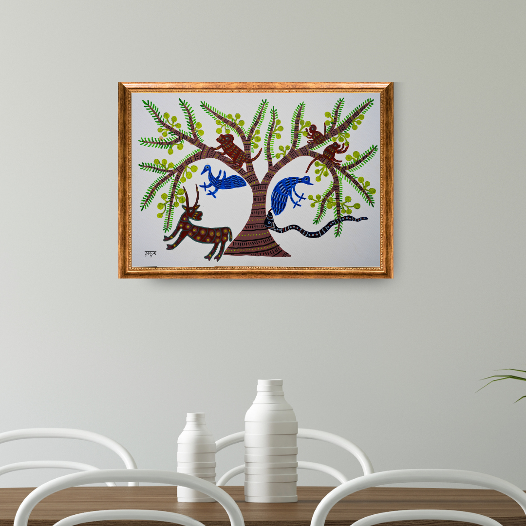 Baiga Creatures Under The Amla Tree