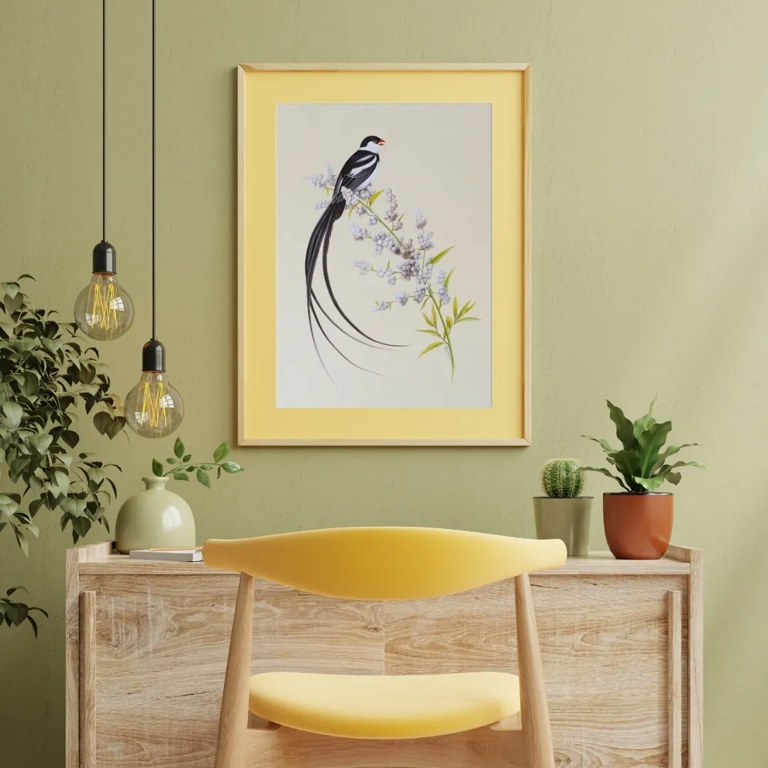 Pin Tailed Whydah Perch