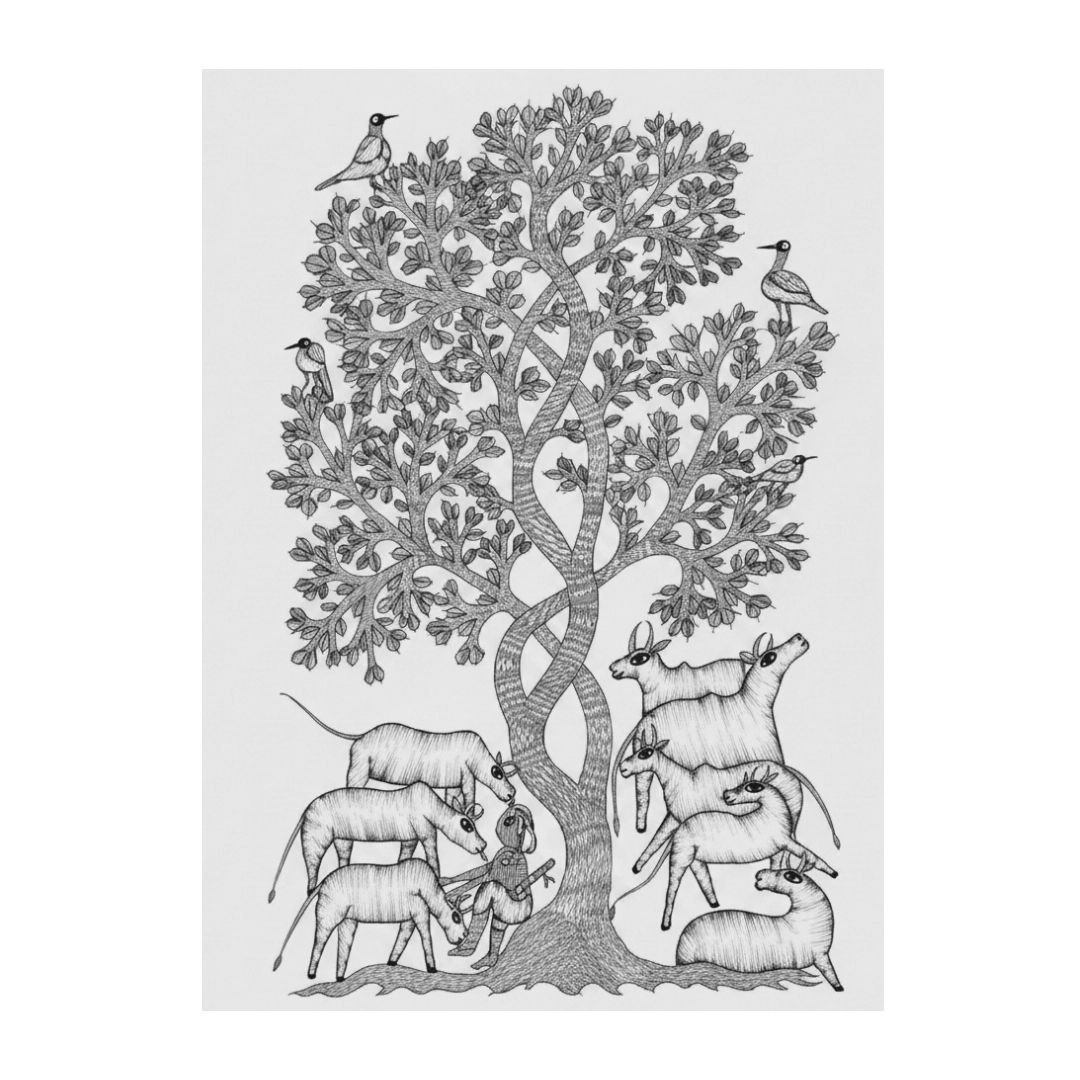 Gond Animals VII