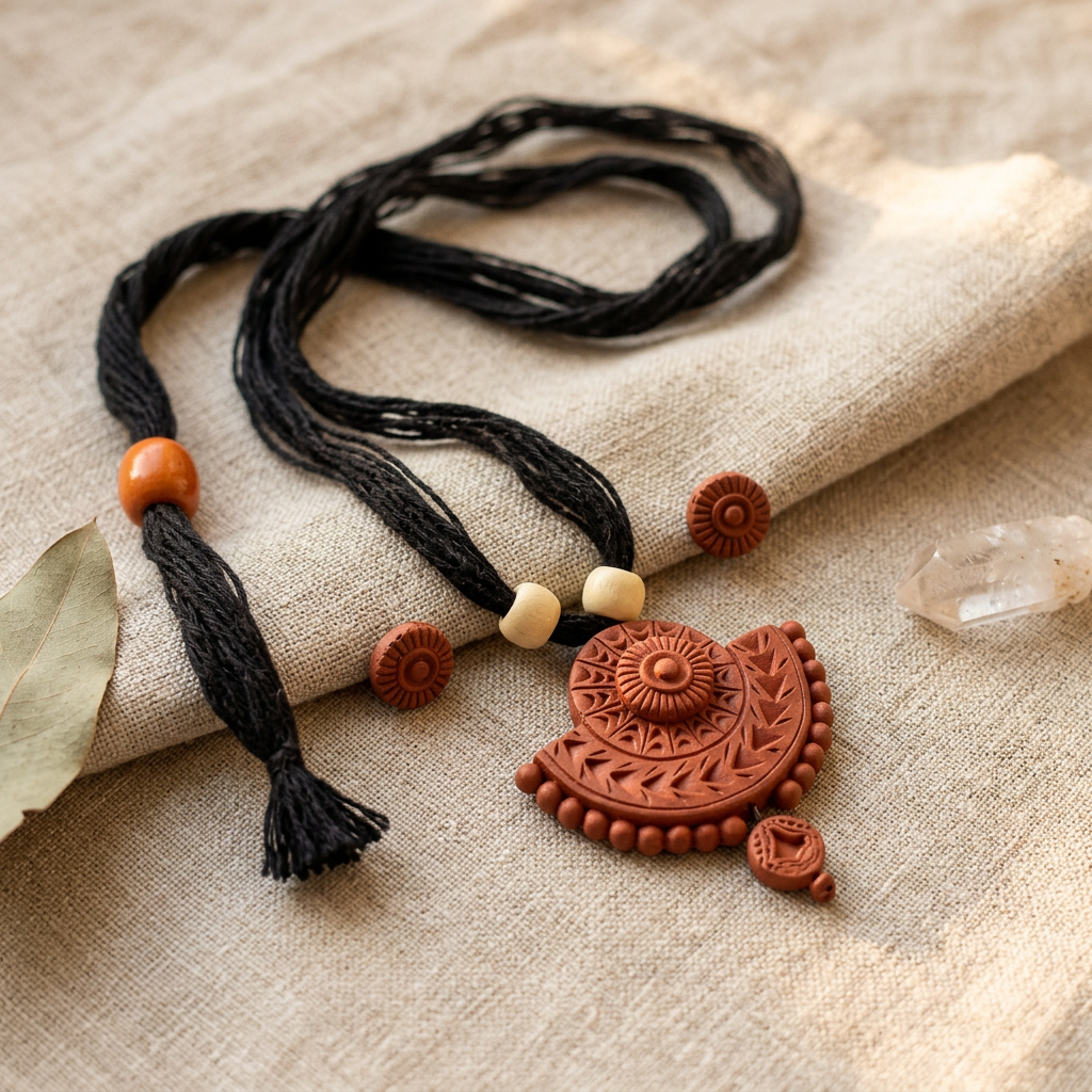Terracotta Jewellery Set for Women