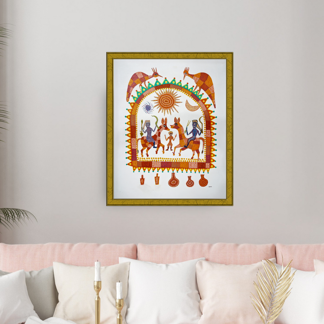 The worship ceremony of God Ghatla