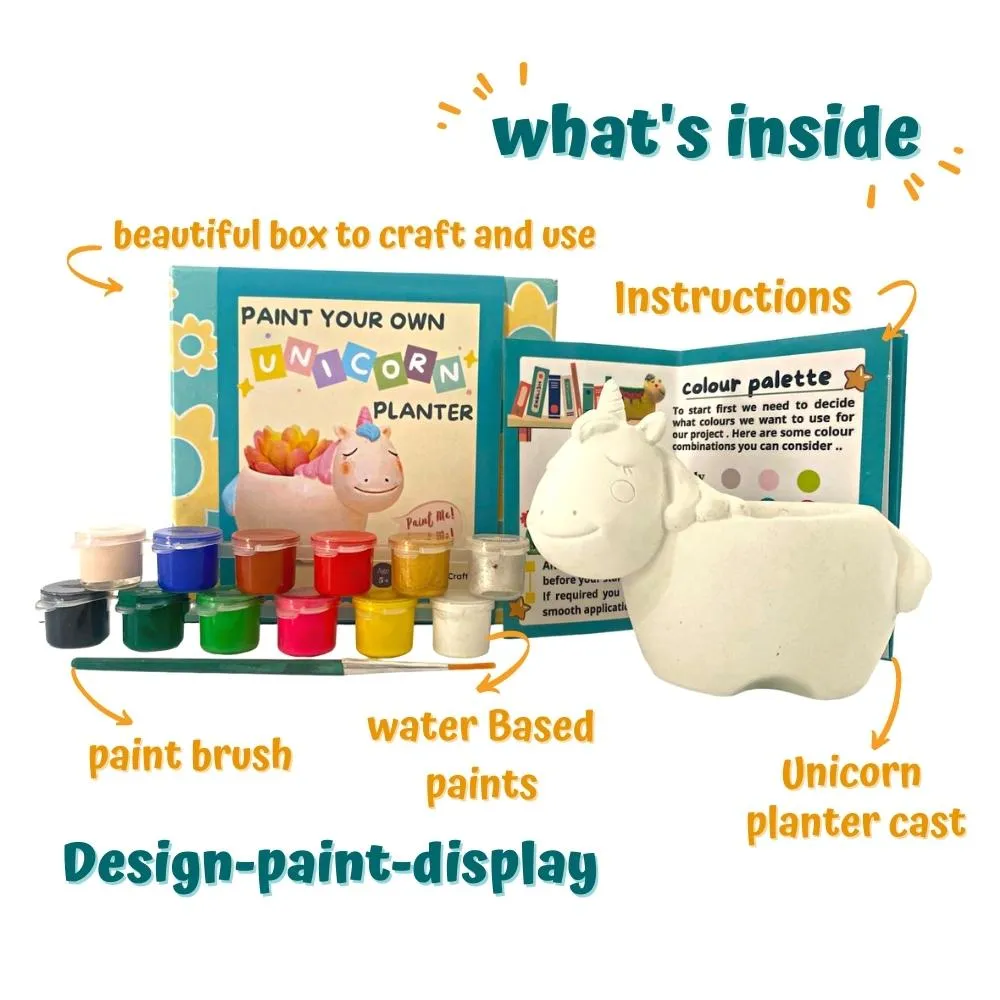 Planter Painting Kit - Unicorn