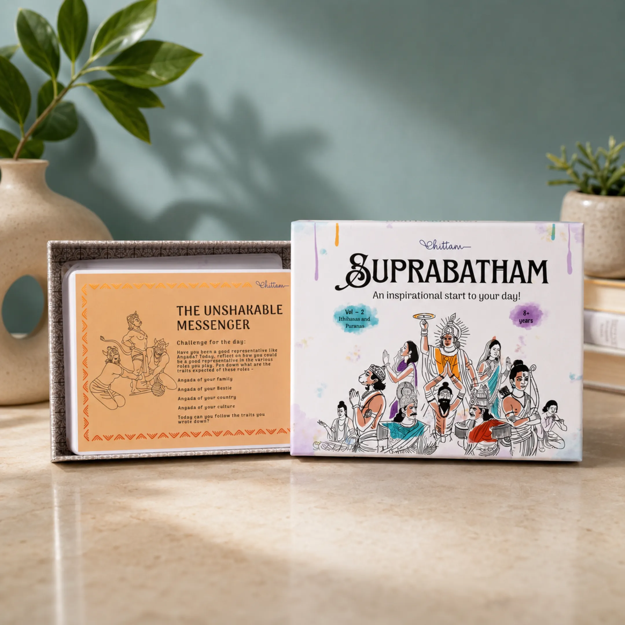 Suprabhatam - Vol.2 | Introspective Activity Kit Containing 60 Stories + Challenges | 8+ Years