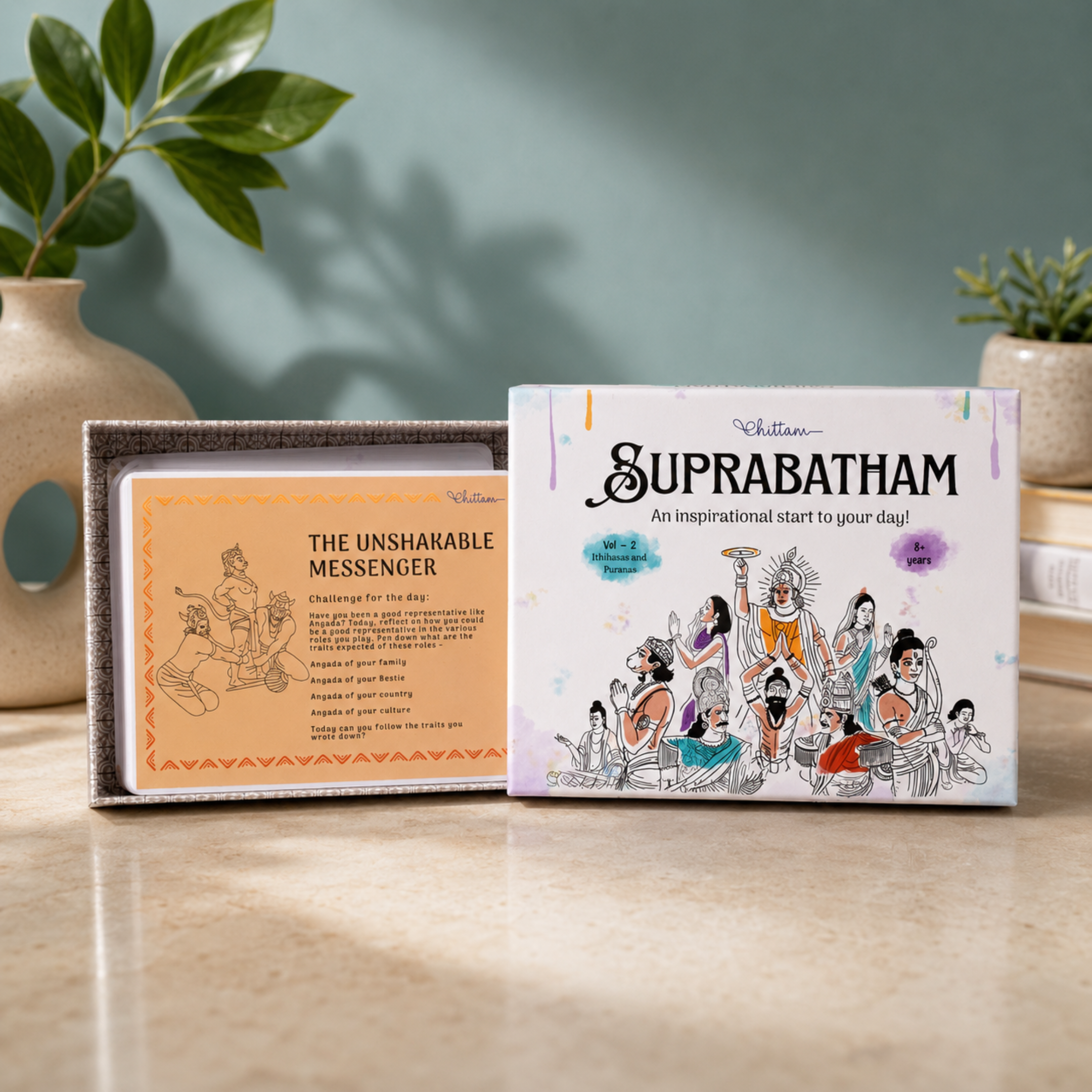 Suprabhatam - Vol.2 | Introspective Activity Kit Containing 60 Stories + Challenges | 8+ Years