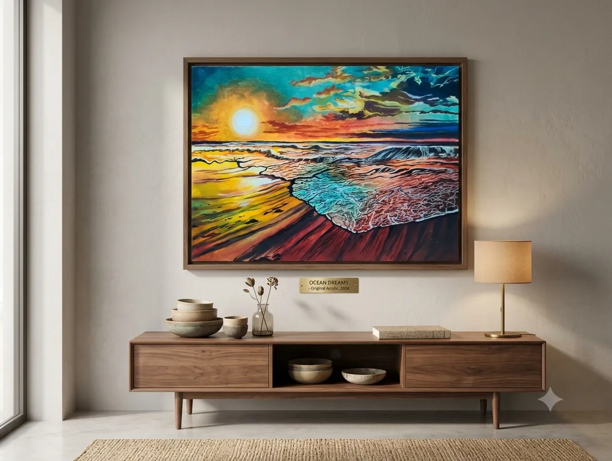 Seashore painting 