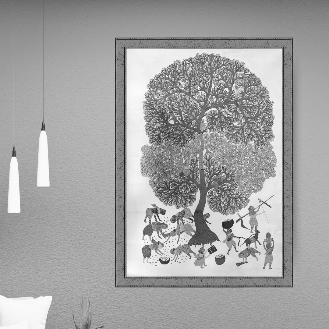 Life of the Villagers around a Tree