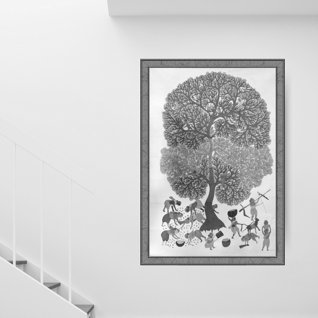 Life of the Villagers around a Tree