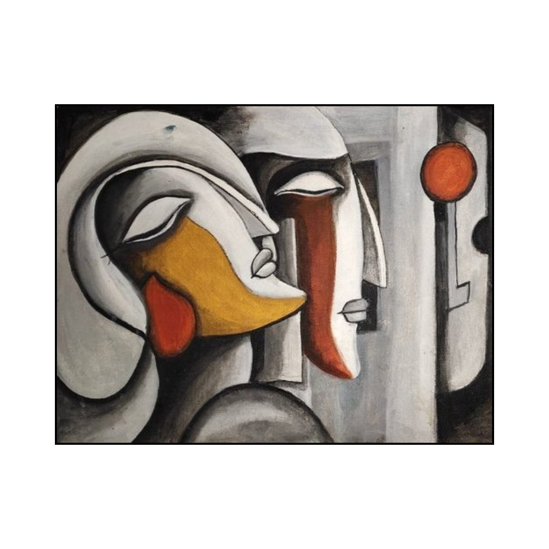 Handmade Modern Abstract Canvas Painting