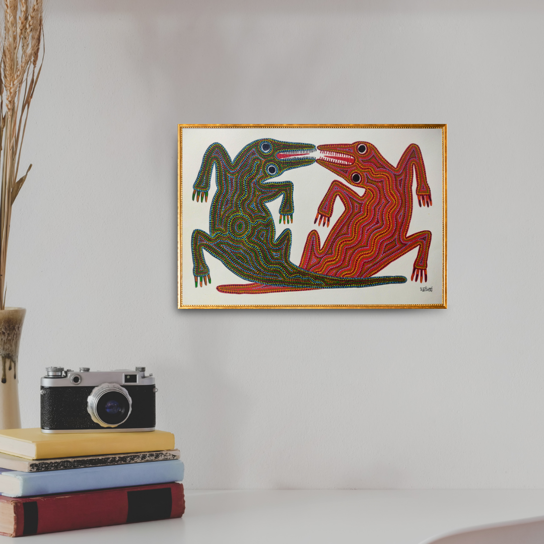 Entwined Crocodiles