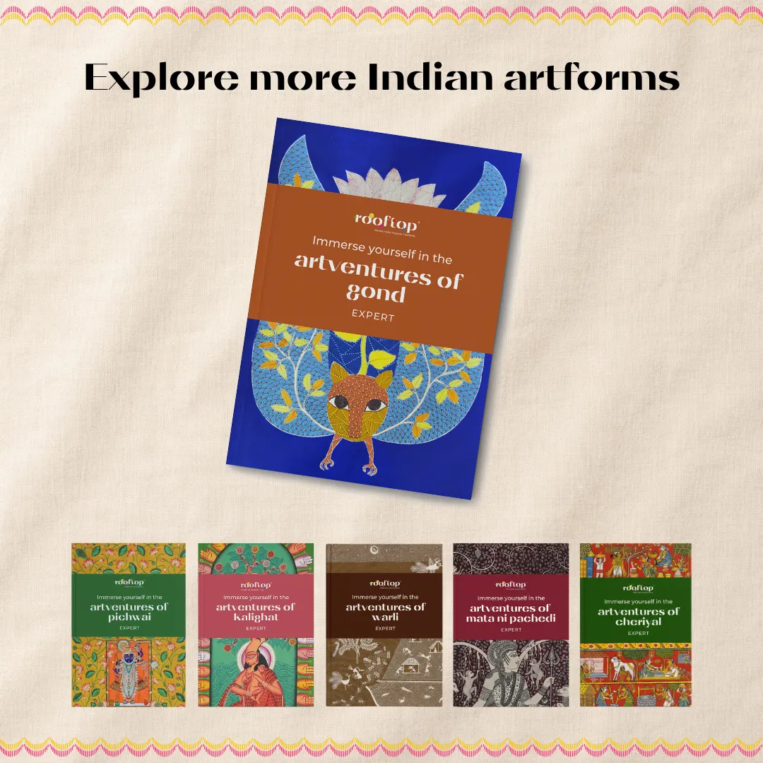 Artventures of Gond – Indian Tribal Coloring & Activity Book (Set of 3)