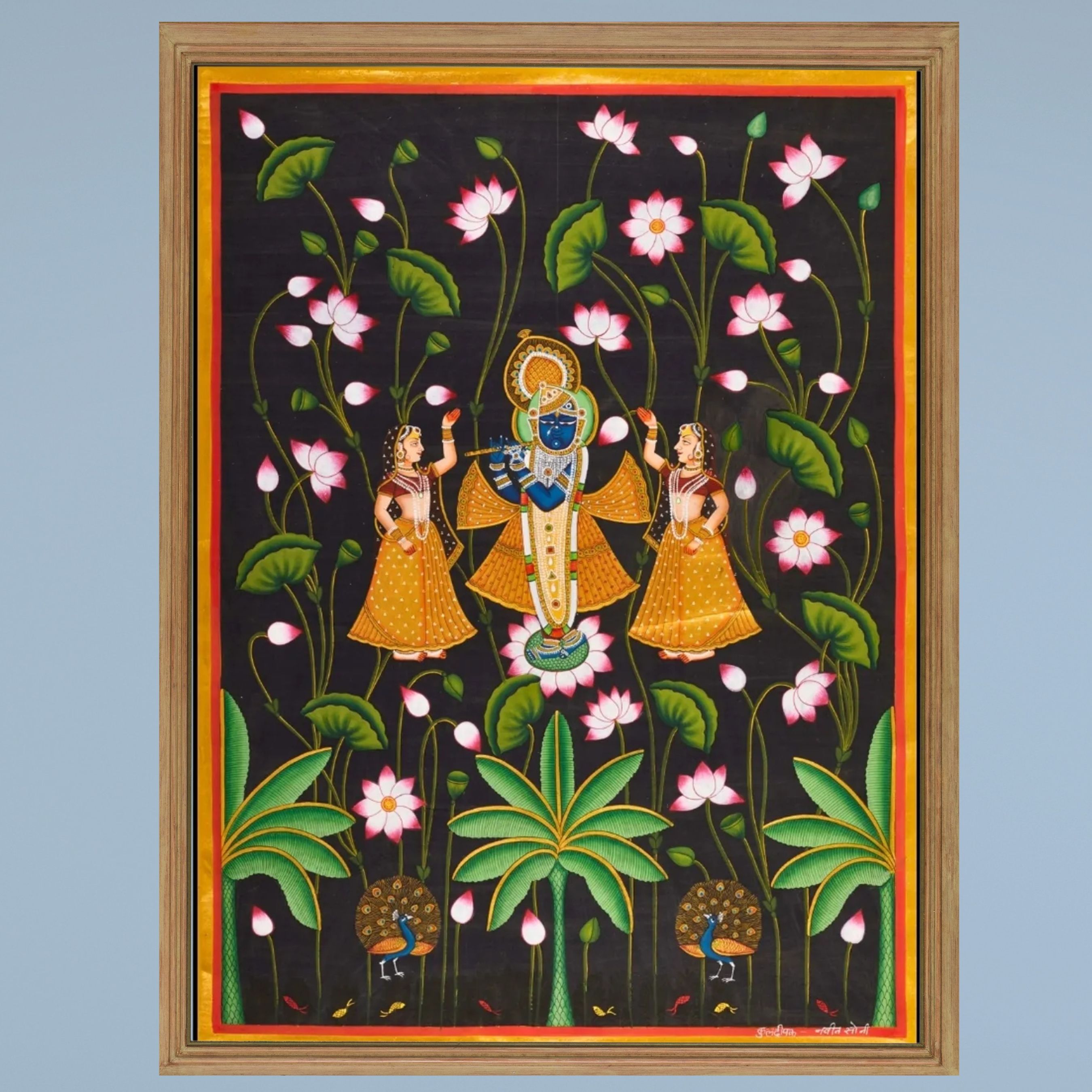 Pichwai Shreenathji in Jungle Painting
