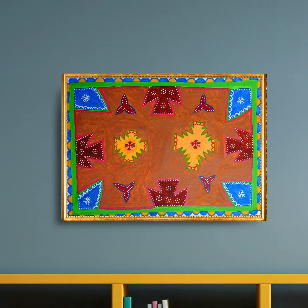 Tribal Rangoli of Baiga - Dhignaa