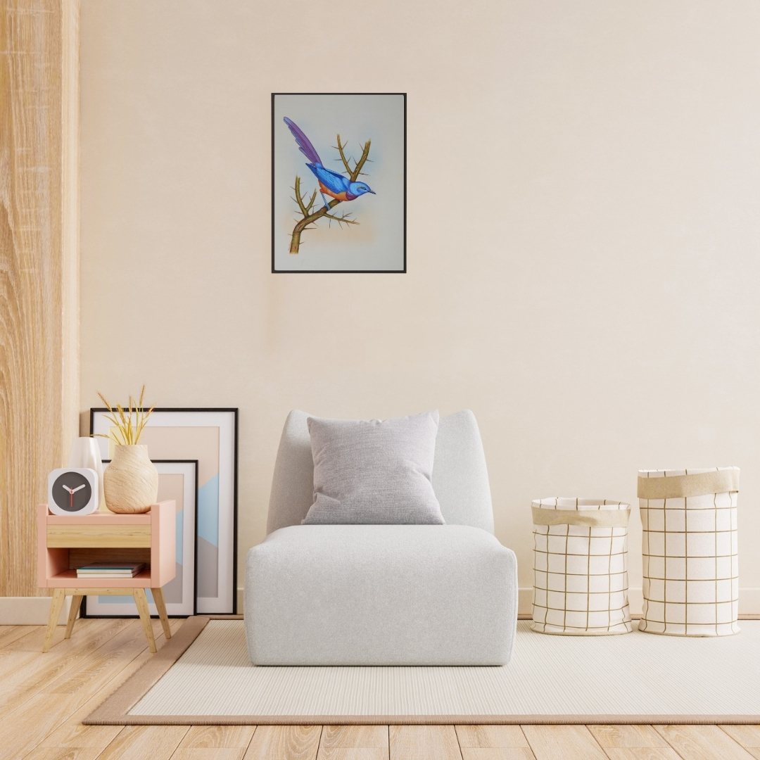 Blue Perch by Jaggu Prasad