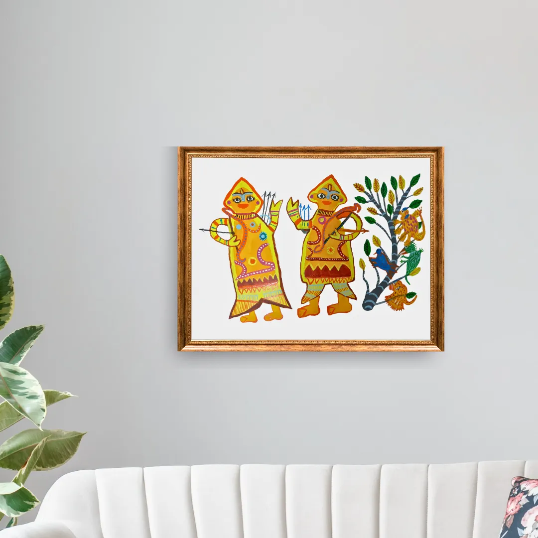 Lord Ram and Lord Laxman in Jungle
