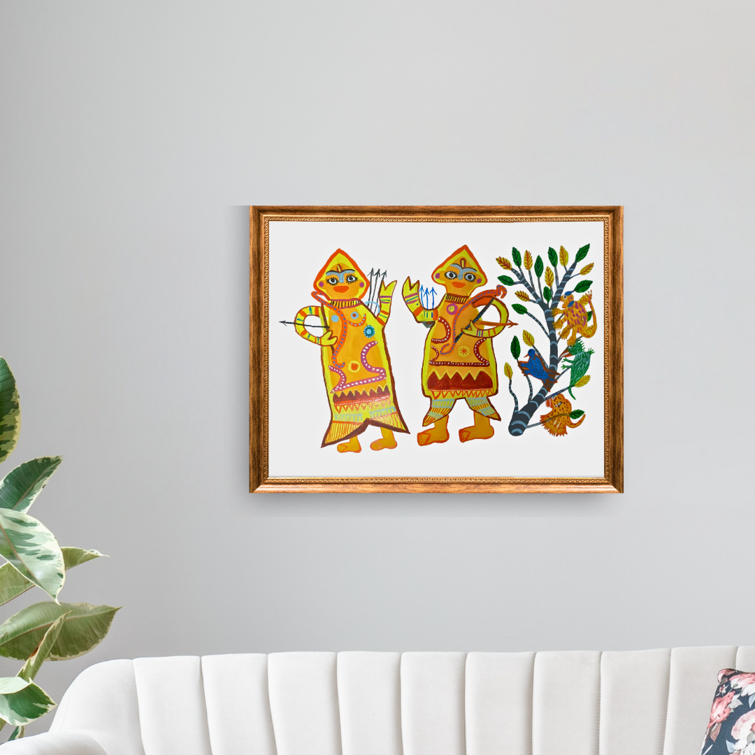 Lord Ram and Lord Laxman in Jungle