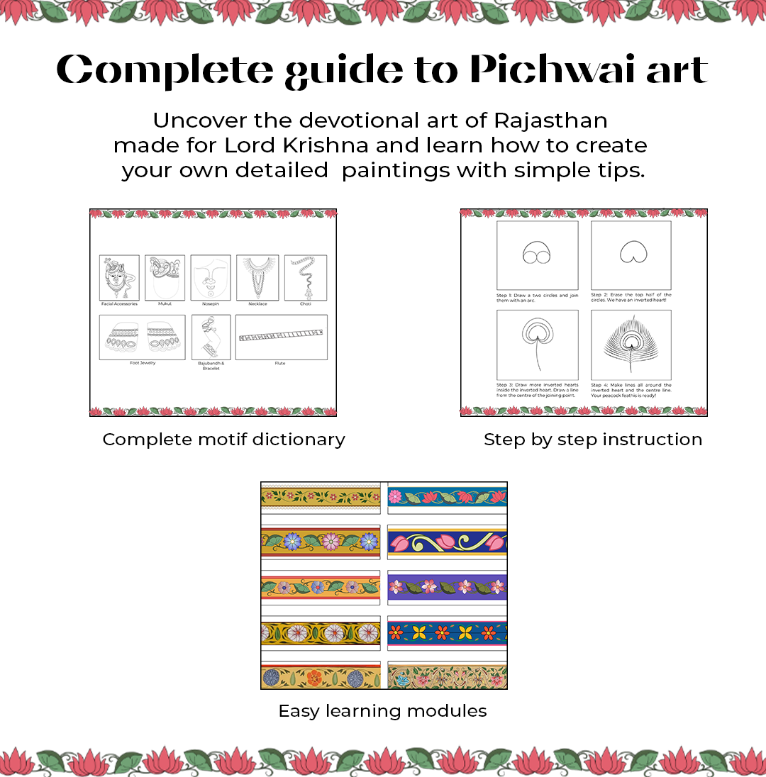Artventures of Pichwai: The Complete Guide to Divine Art (Set of 3)