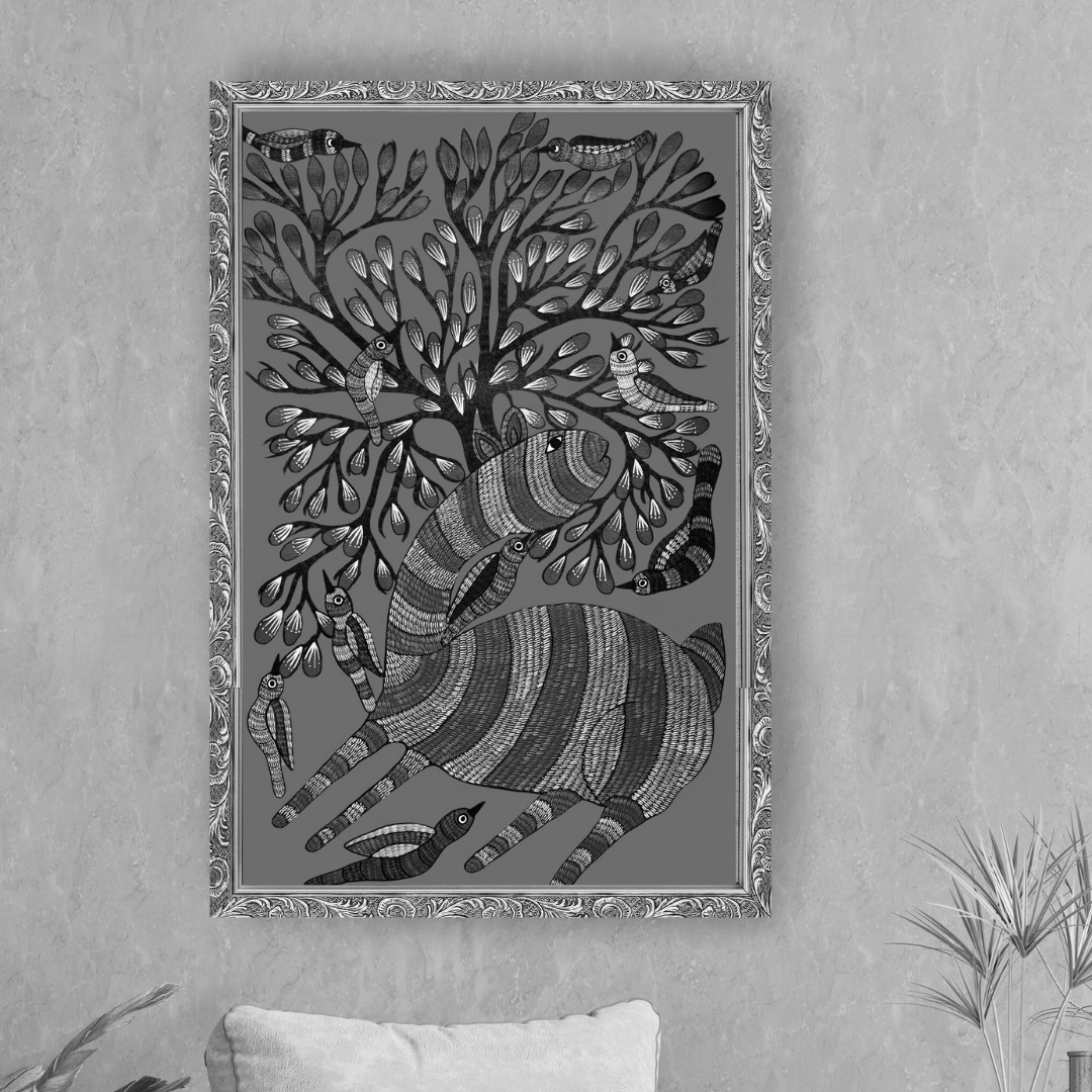 Deer beneath the Tree