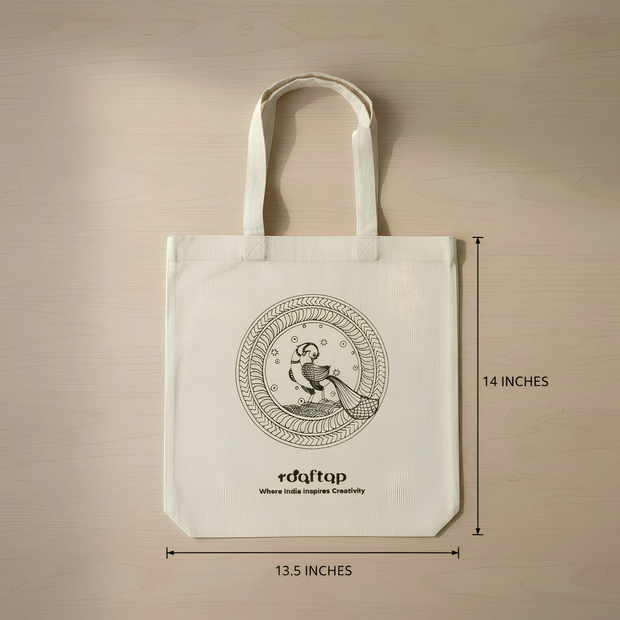 MNP Art DIY Canvas Tote Bag 