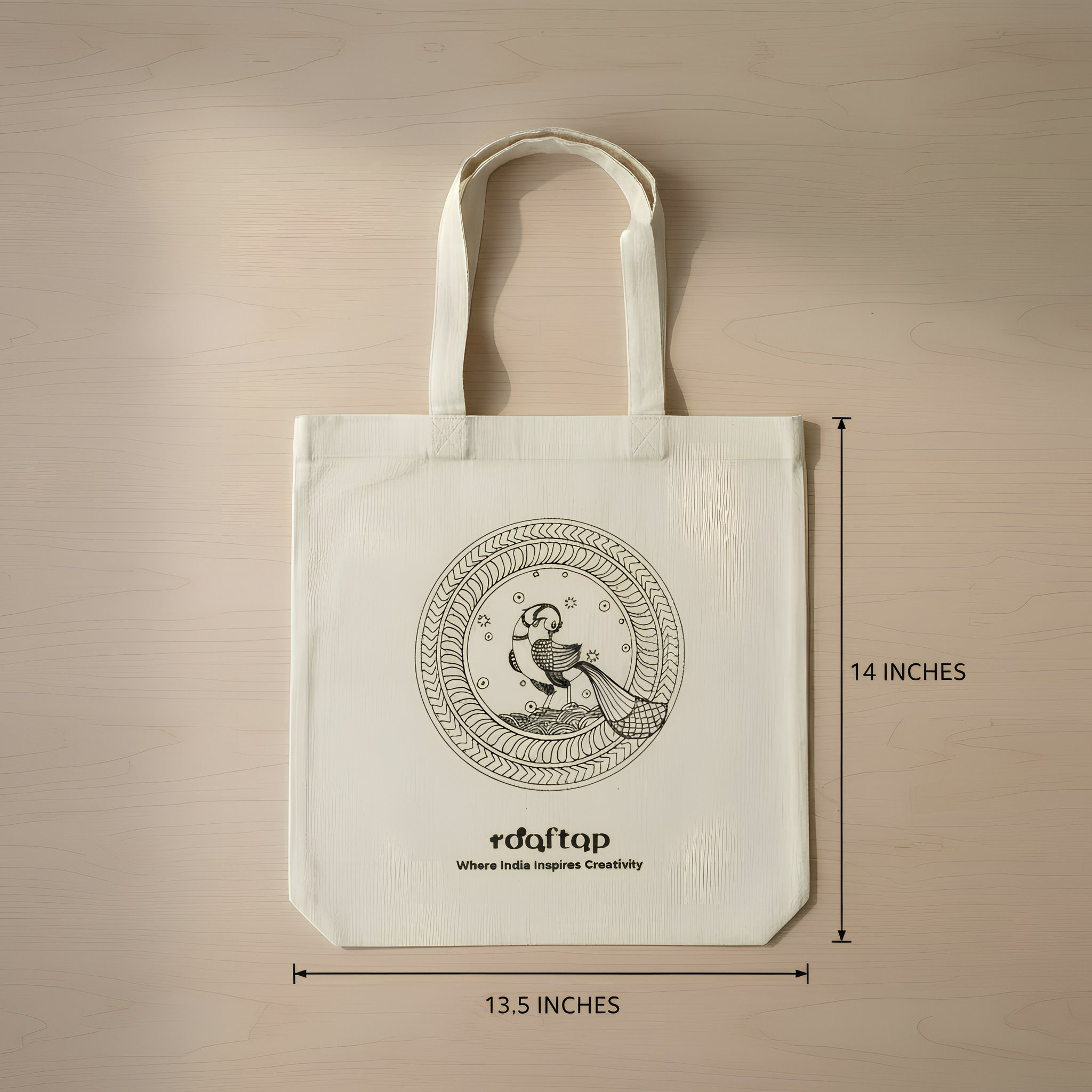 MNP Art DIY Canvas Tote Bag 