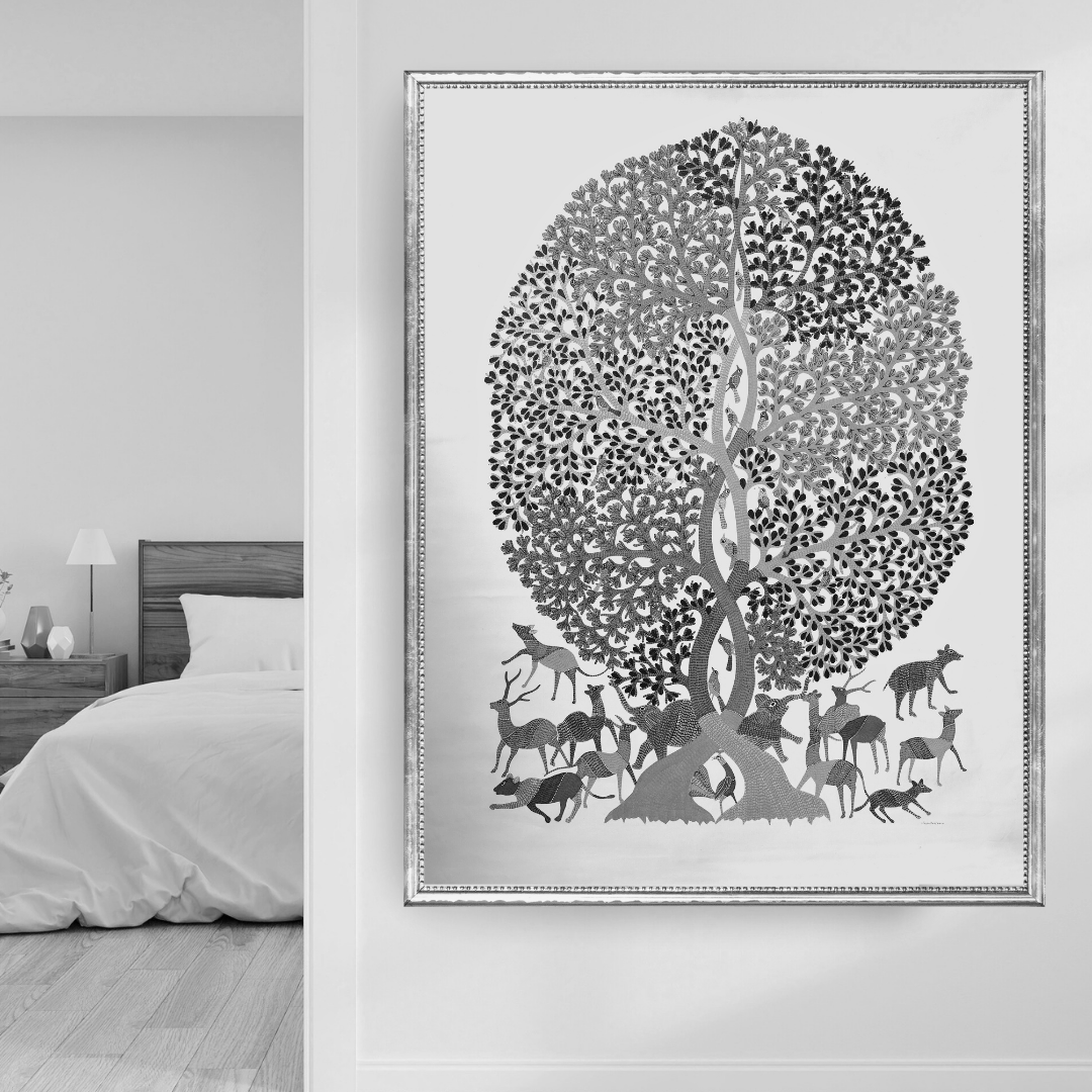 Resting Under the entwined canopy