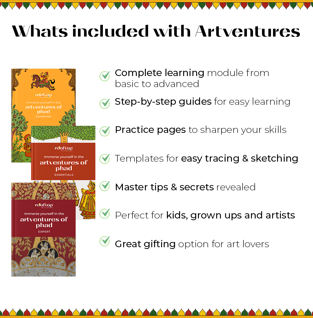 Artventures of Phad: Paint, Play & Preserve the Tradition (Set of 3)