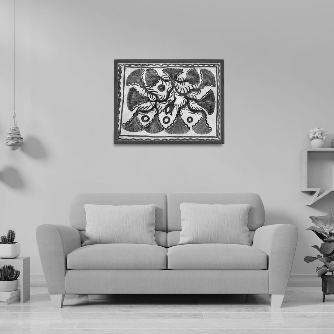 Papyrus Bloom in Still Water