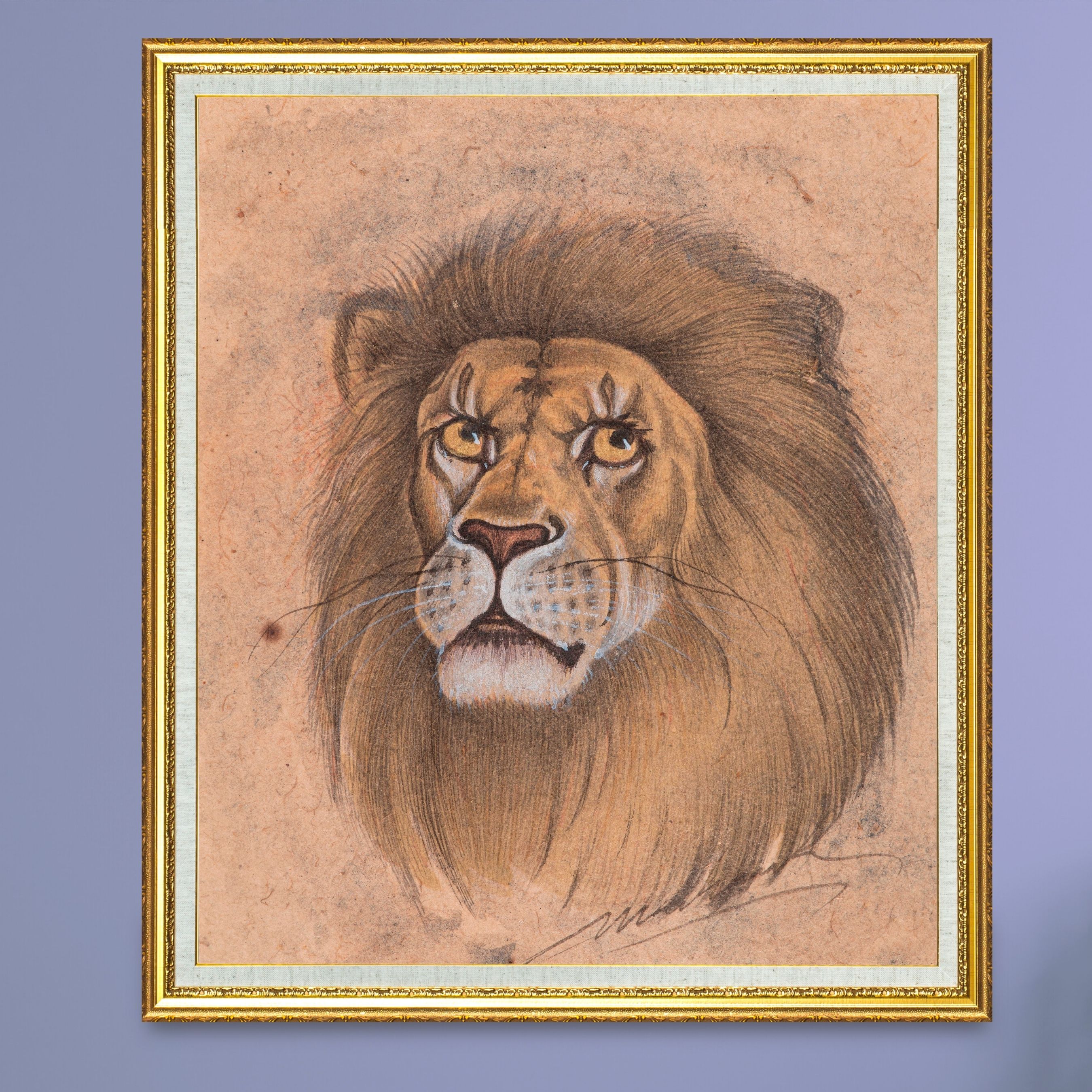 Gaze of the Regal Lion