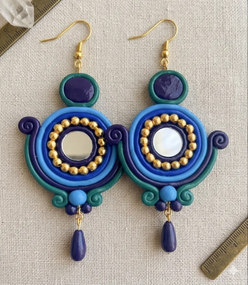 Blue Peacock Chandbalis