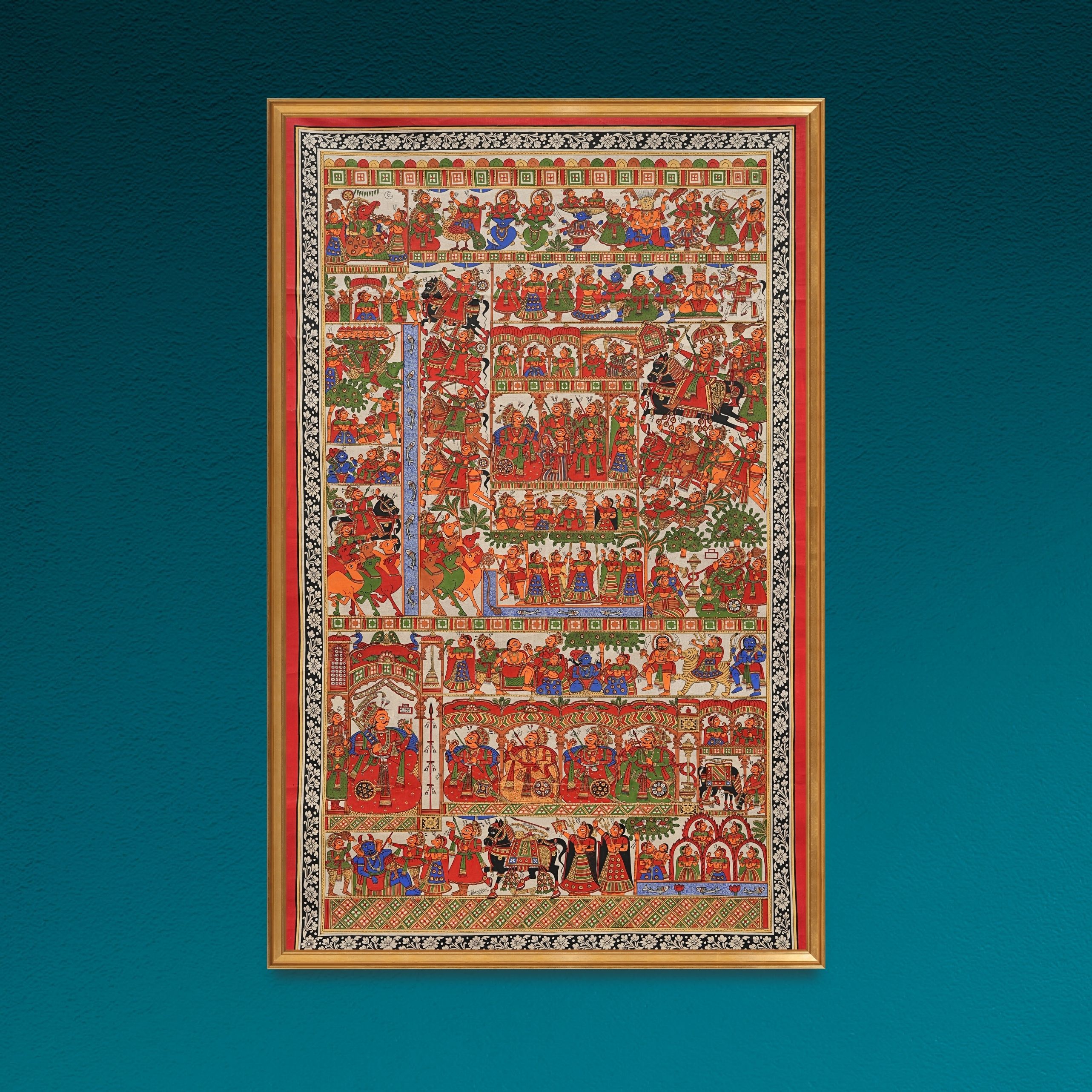 Traditional pabuji ki phad 1