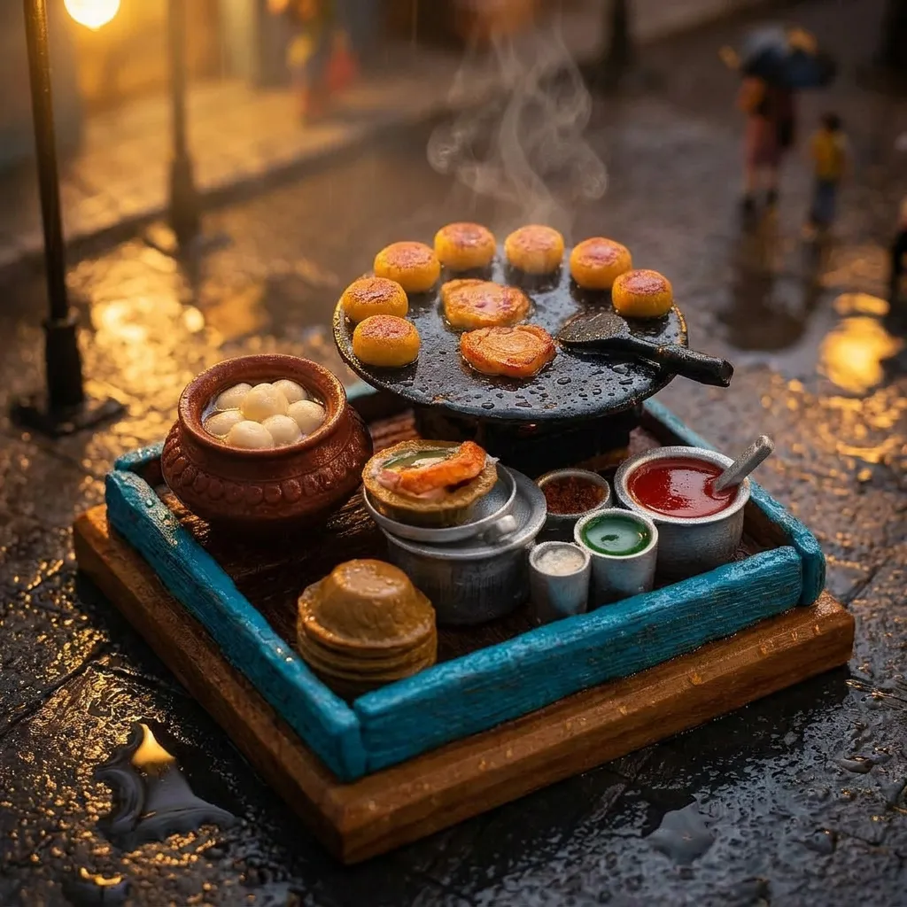 Aloo Tikki Chaat Miniature – A Tribute To Indian Street Food