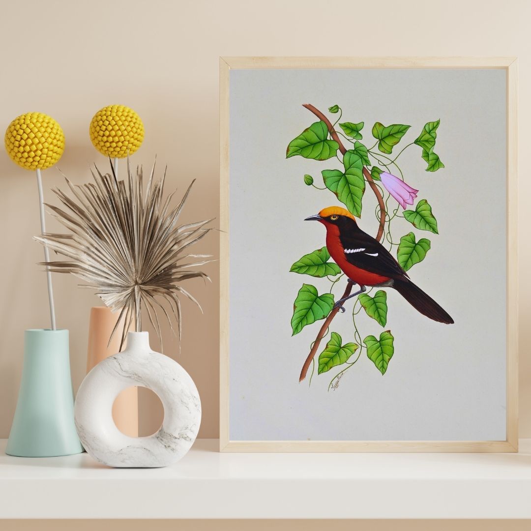 Crimson Crest by Jaggu Prasad Product Image