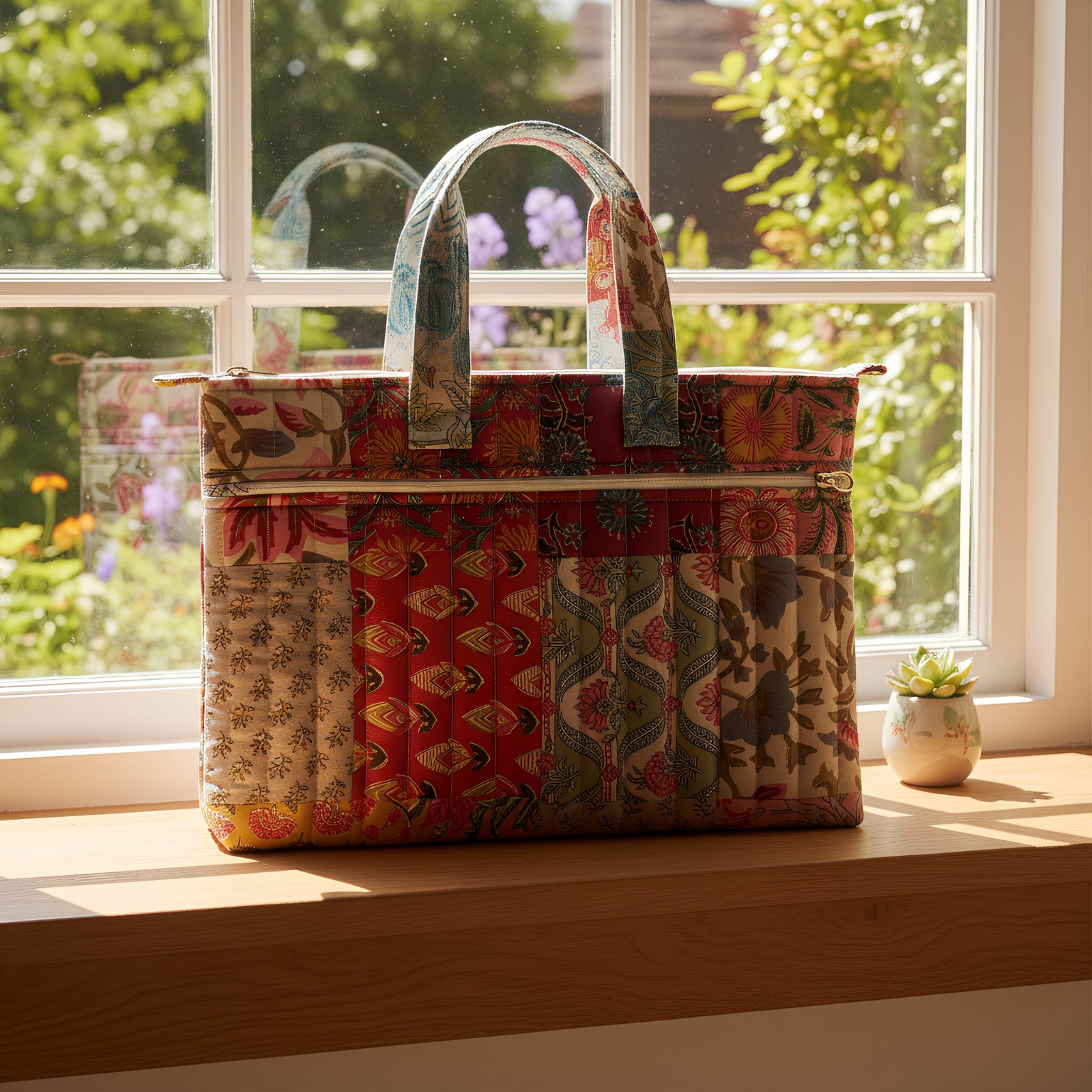 Patch Work Laptop Sleeve