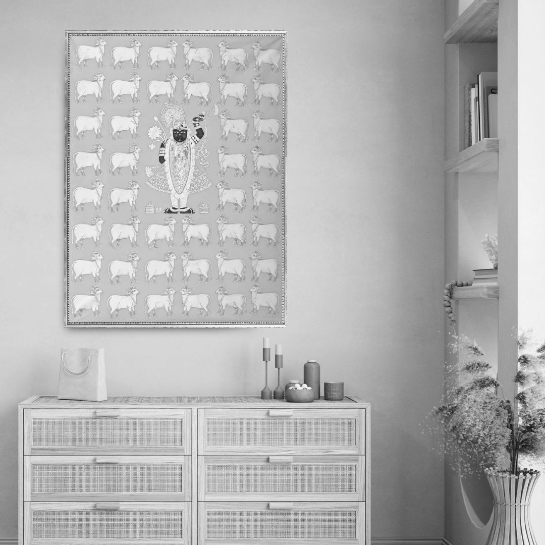 Shrinathji with Cow Product Image