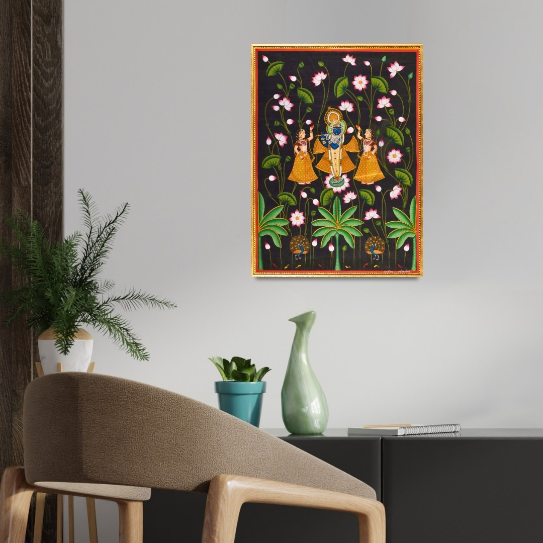 Pichwai Shreenathji in Jungle Painting