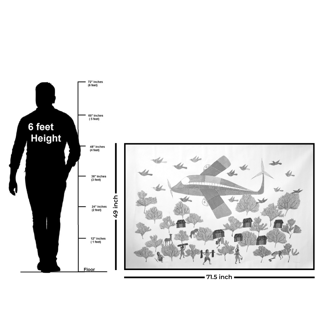 Flight Above the Village