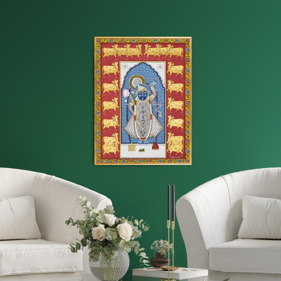 Pichwai Sacred Shreenathji Painting