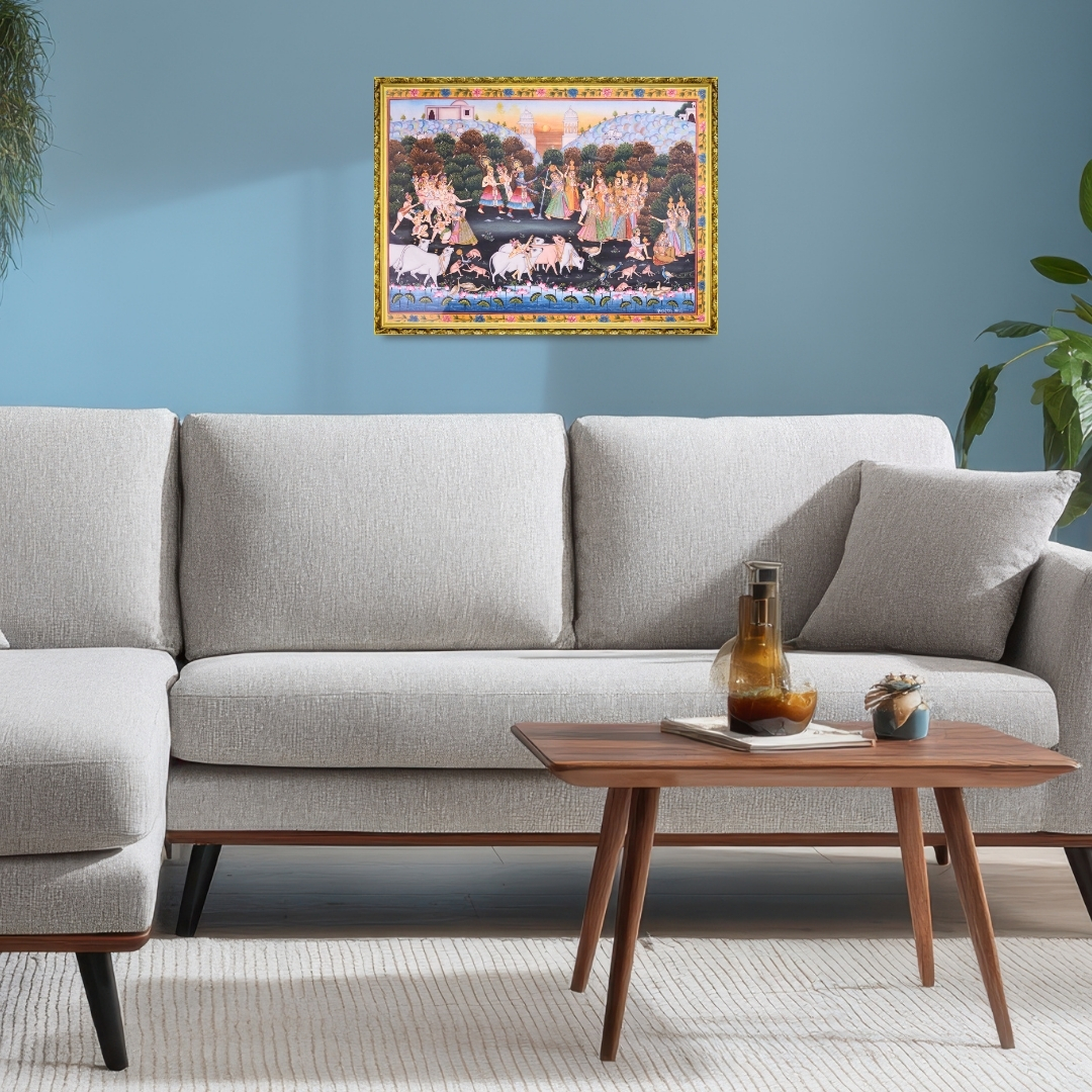 Pichwai Makhan Chori Painting