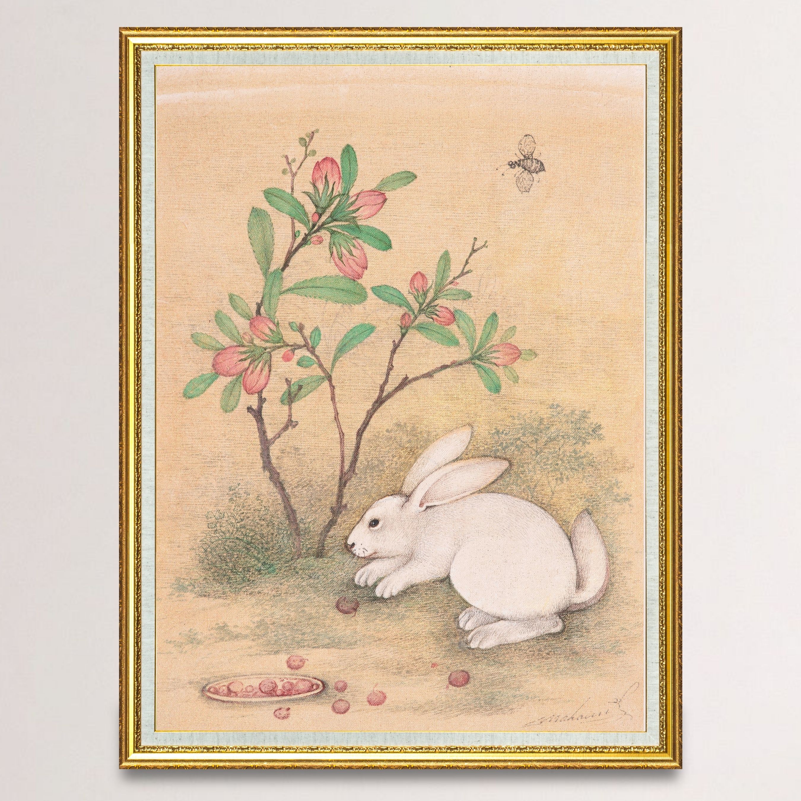 Quiet Pause of the White Rabbit