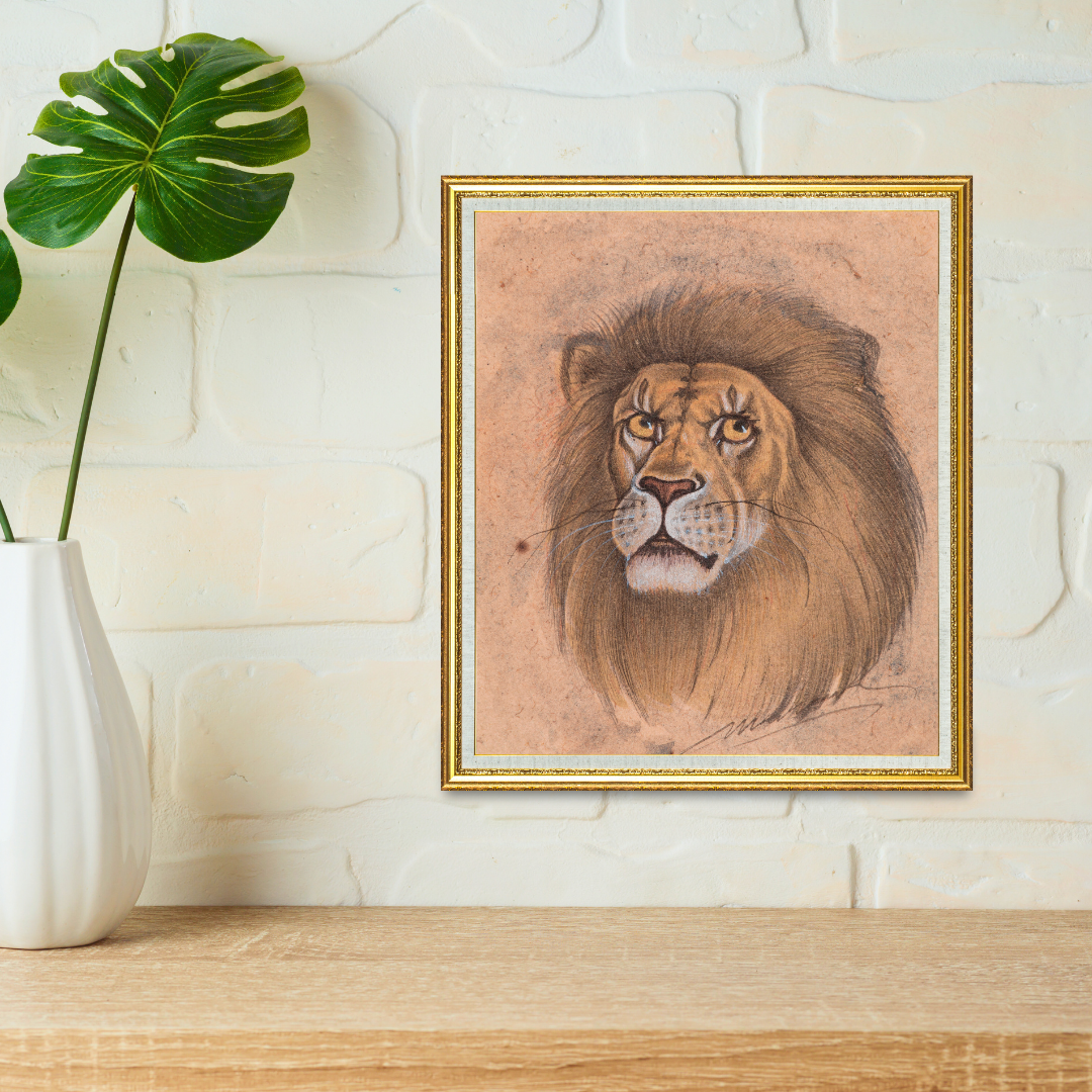 Gaze of the Regal Lion