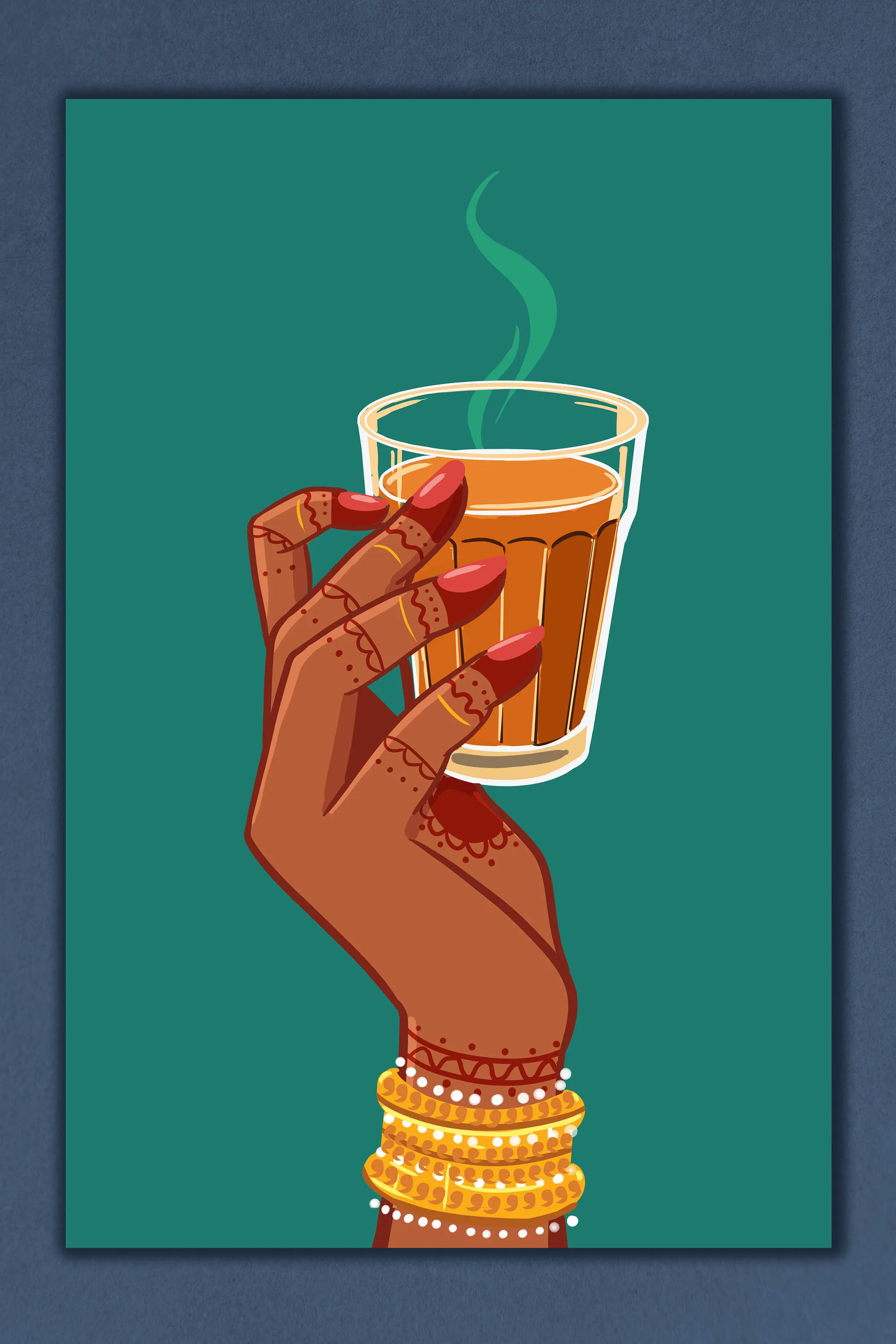 Mehndi Hand Chai