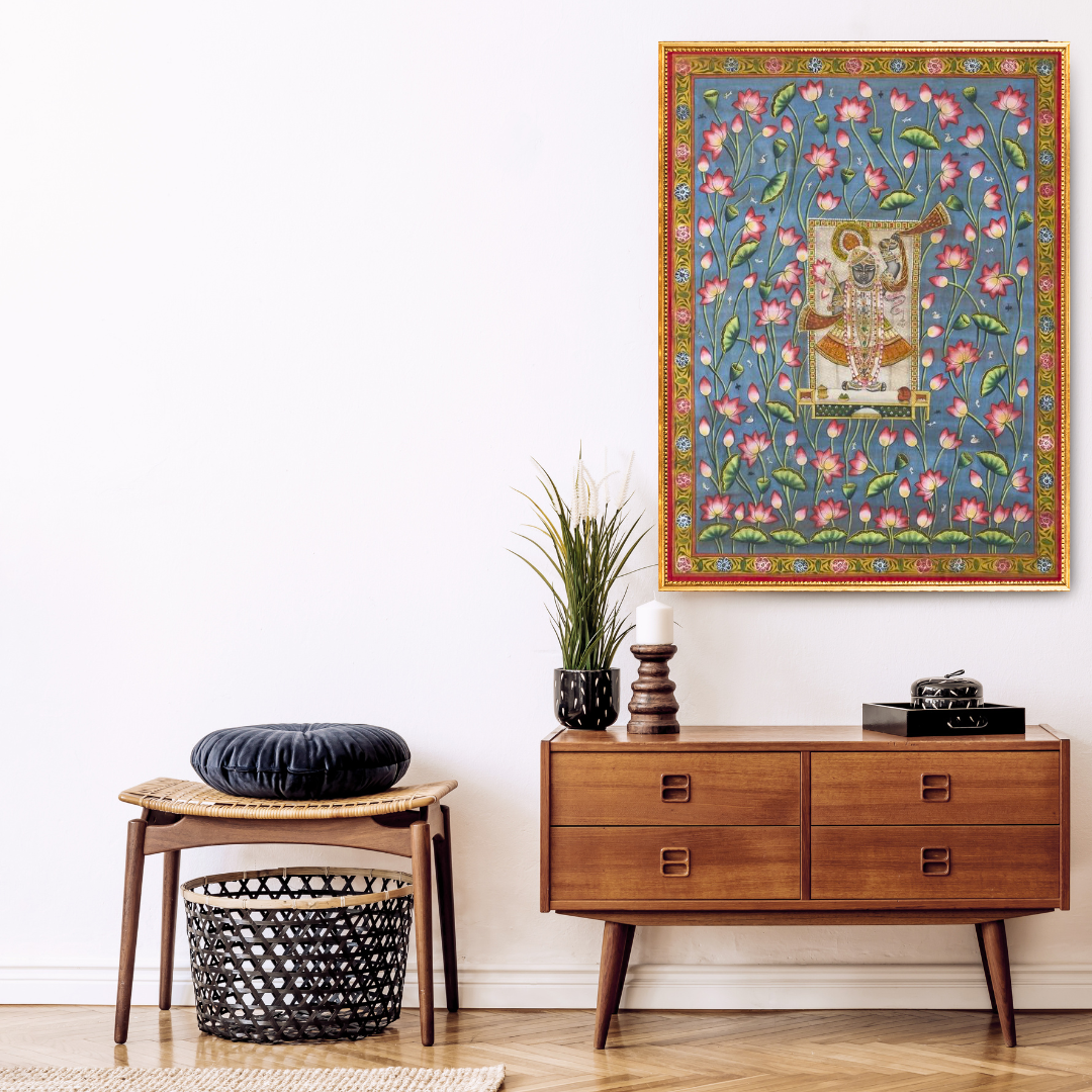 Pichwai Spiritual Shreenathji Painting