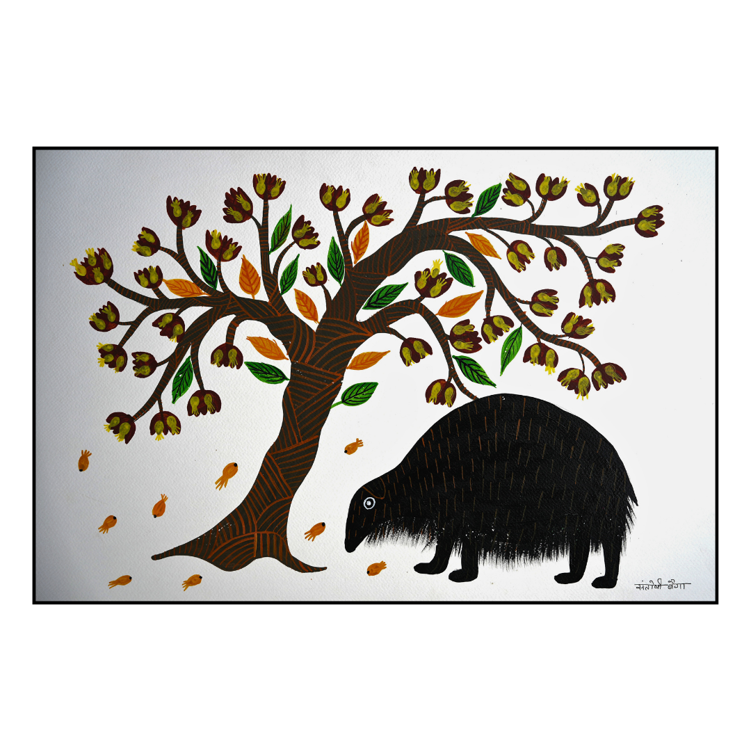 The Sacred Bond: The Baiga, the Bear, and the Mahua Tree