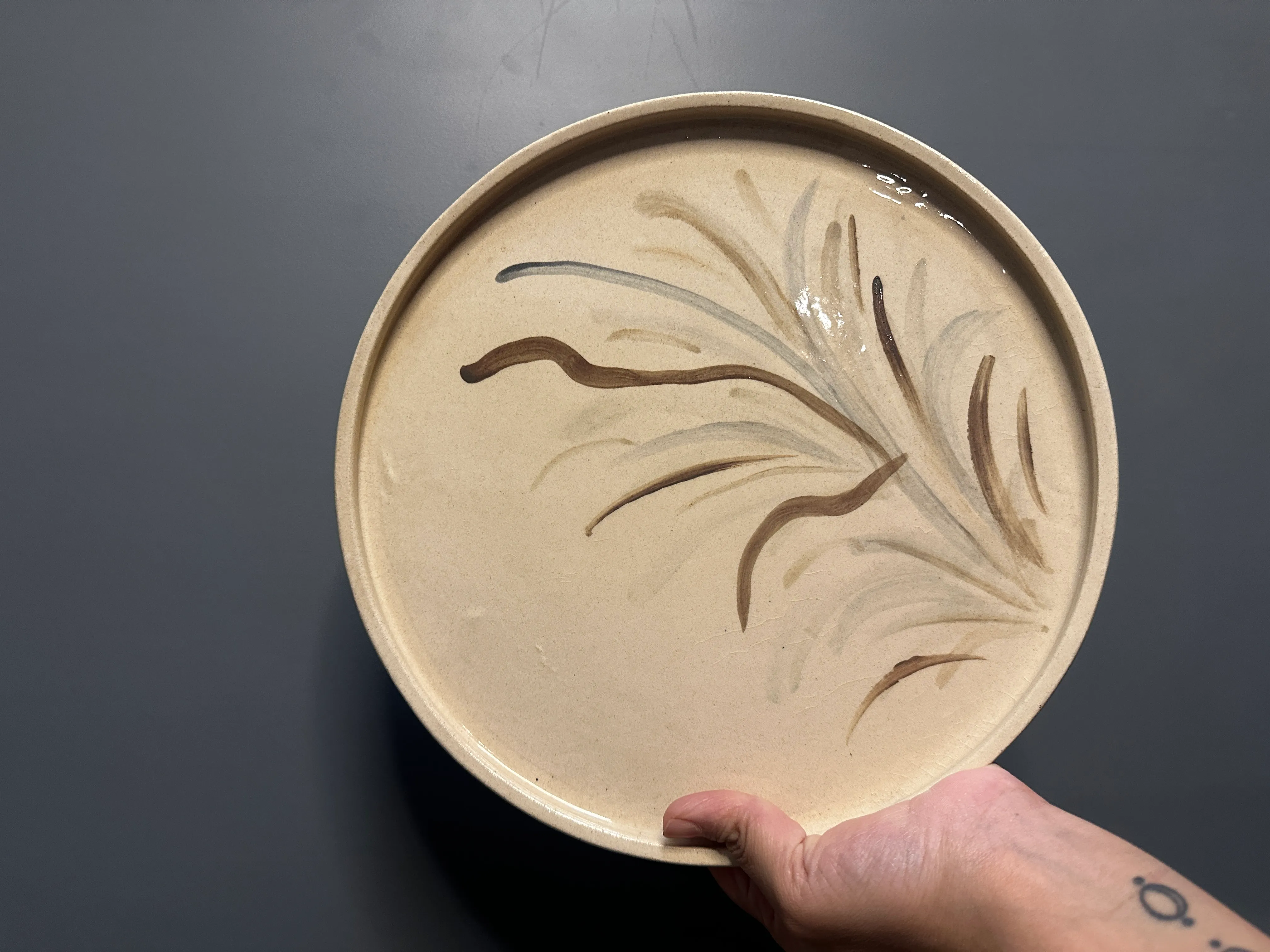 Handbuilt Ceramic Plate 
