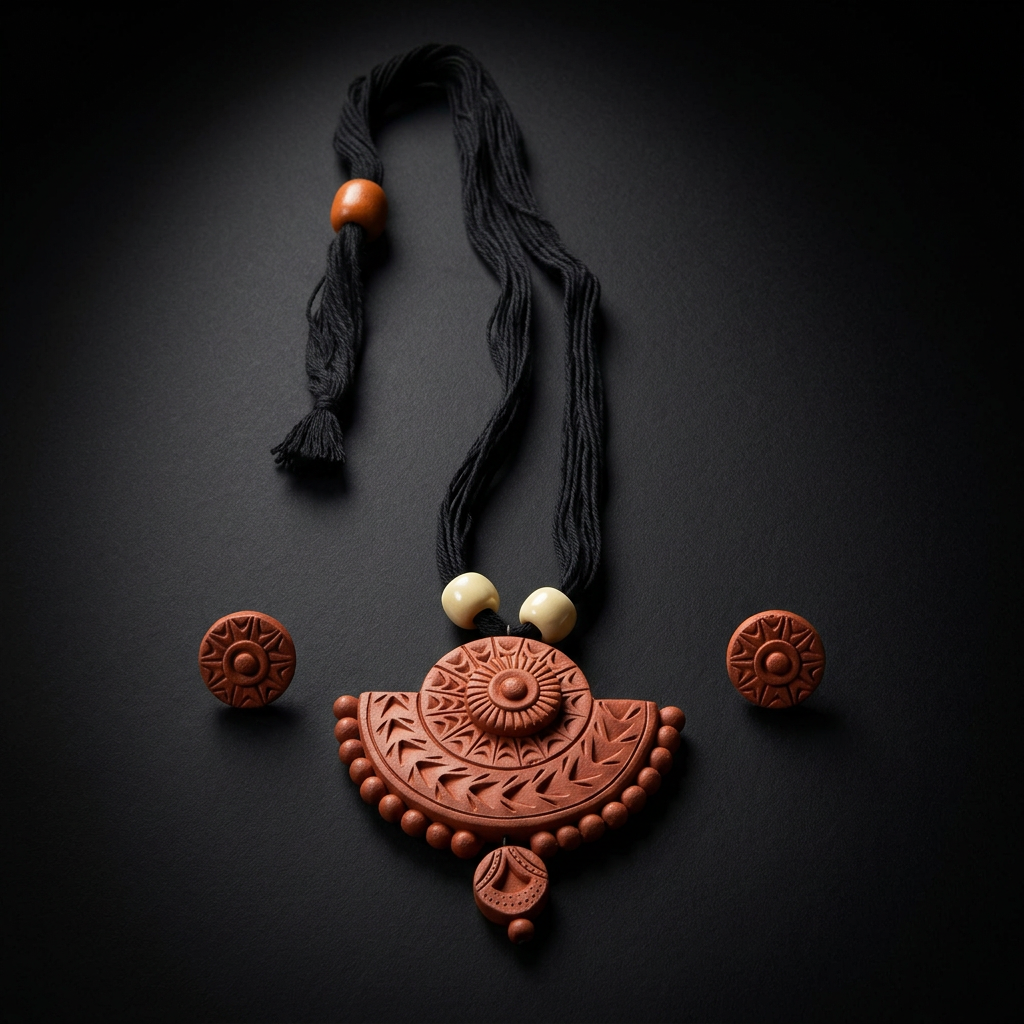 Terracotta Jewellery Set for Women