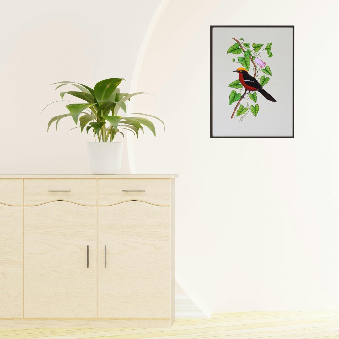 Crimson Crest by Jaggu Prasad