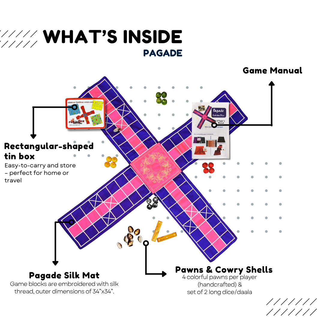 Pagade - Ancient Indian Board Game | Traditional Pachisi Set